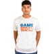 Game On - Round Neck White T-shirt