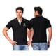 iii LOGO W Men's Polo T-shirt Black Color