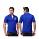 iii LOGO W Men's Polo T-shirt Royal Blue