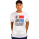 Life Long Learner - Round Neck White T-shirt