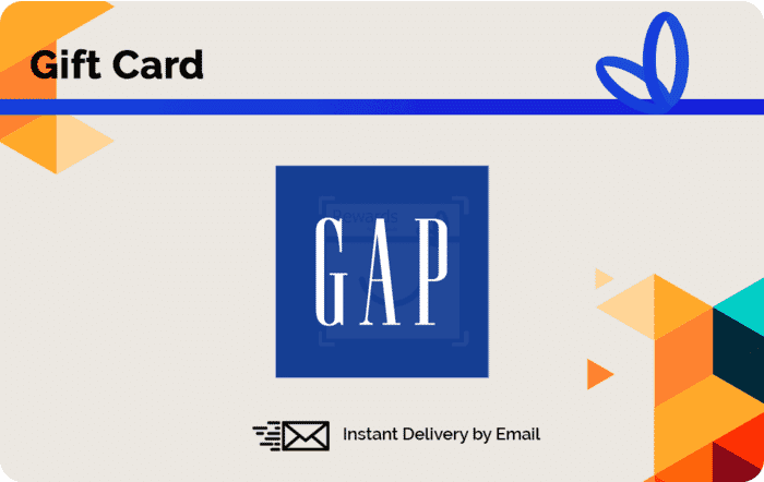 Gap discount gift shop card