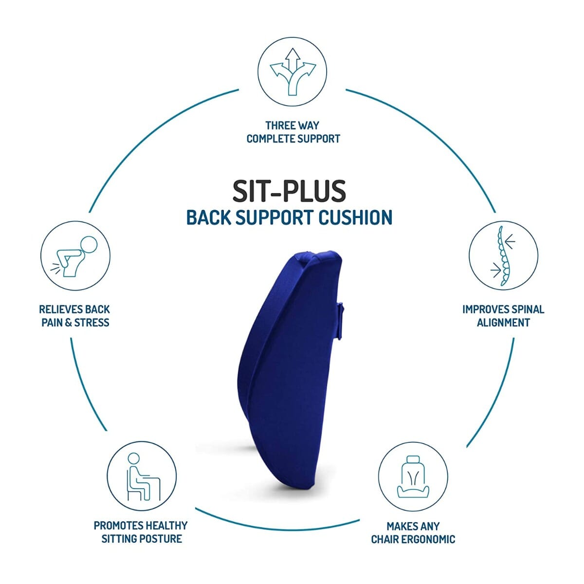 sit plus back support cushion