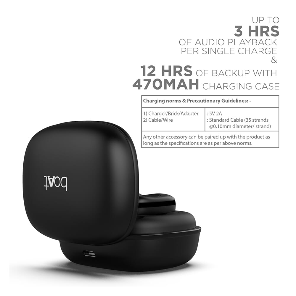 boat airdopes 203 true wireless earbuds