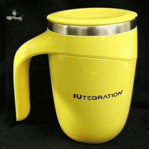 customized mugs for employees yellow colour