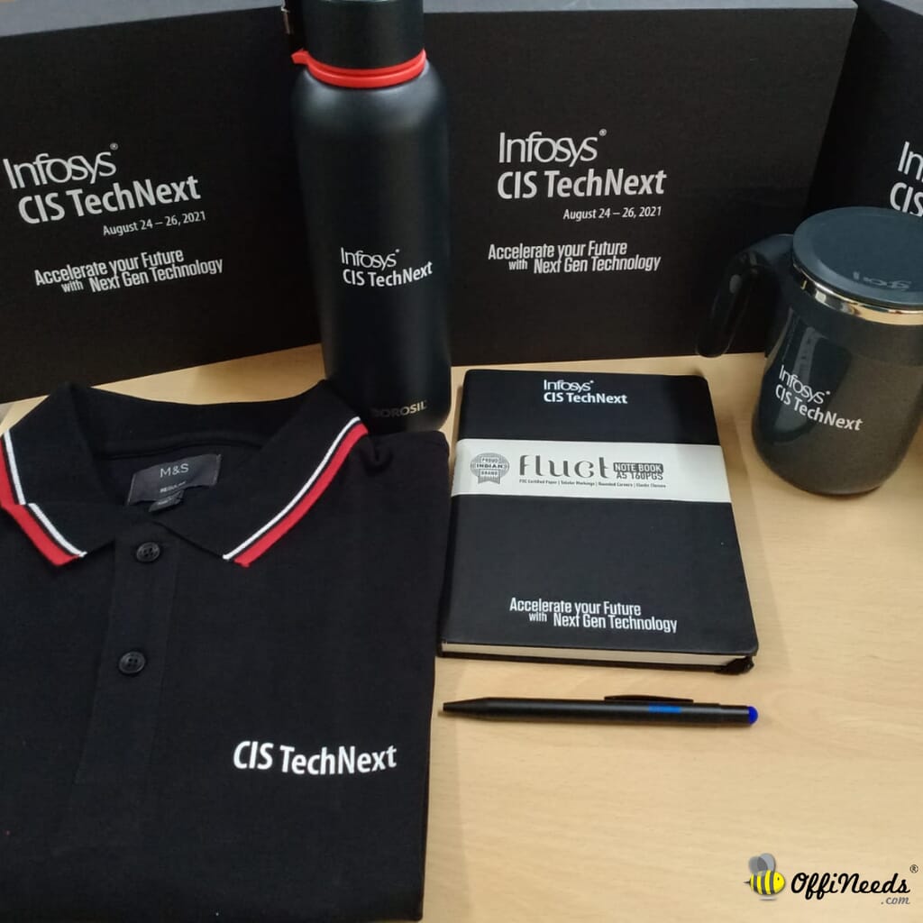 cis technext water bottle and t shirt
