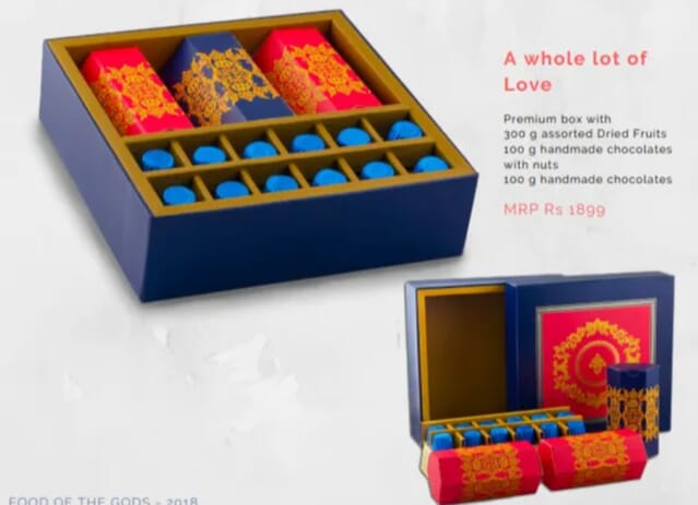 premium corporate chocolate box