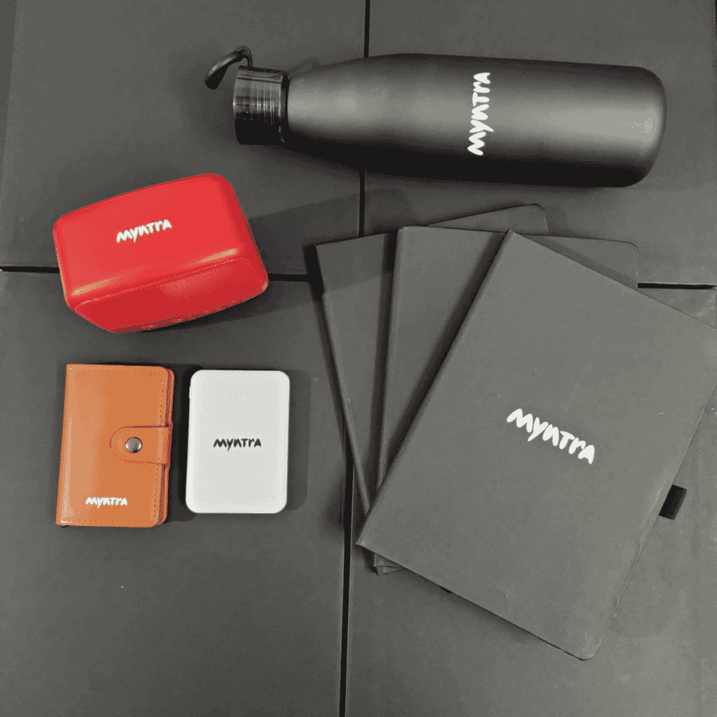 branded welcome kit by myntra