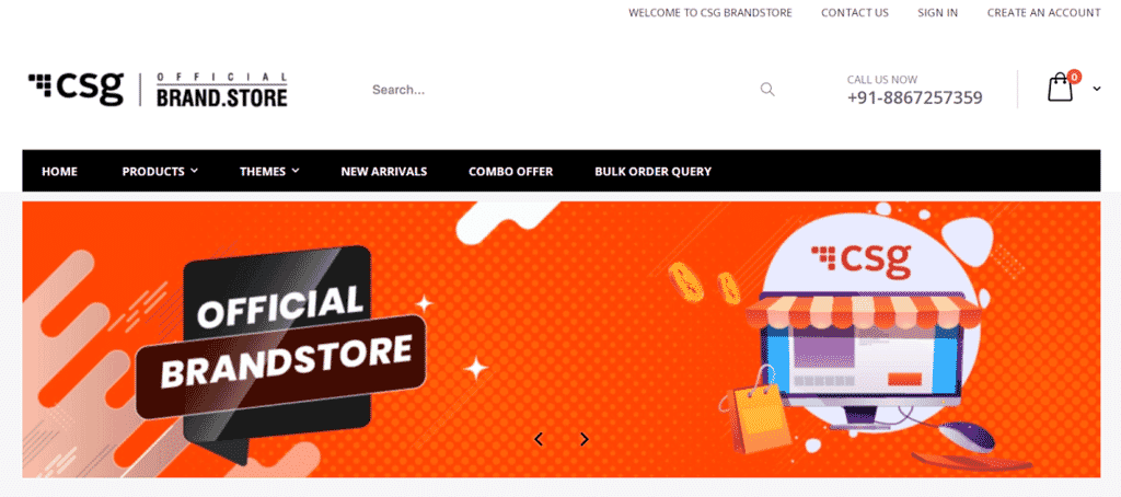 csg custom brand merchandise store