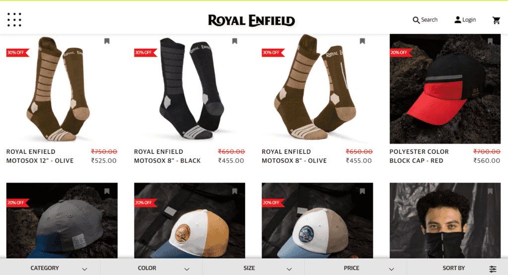 royal Enfield brand store