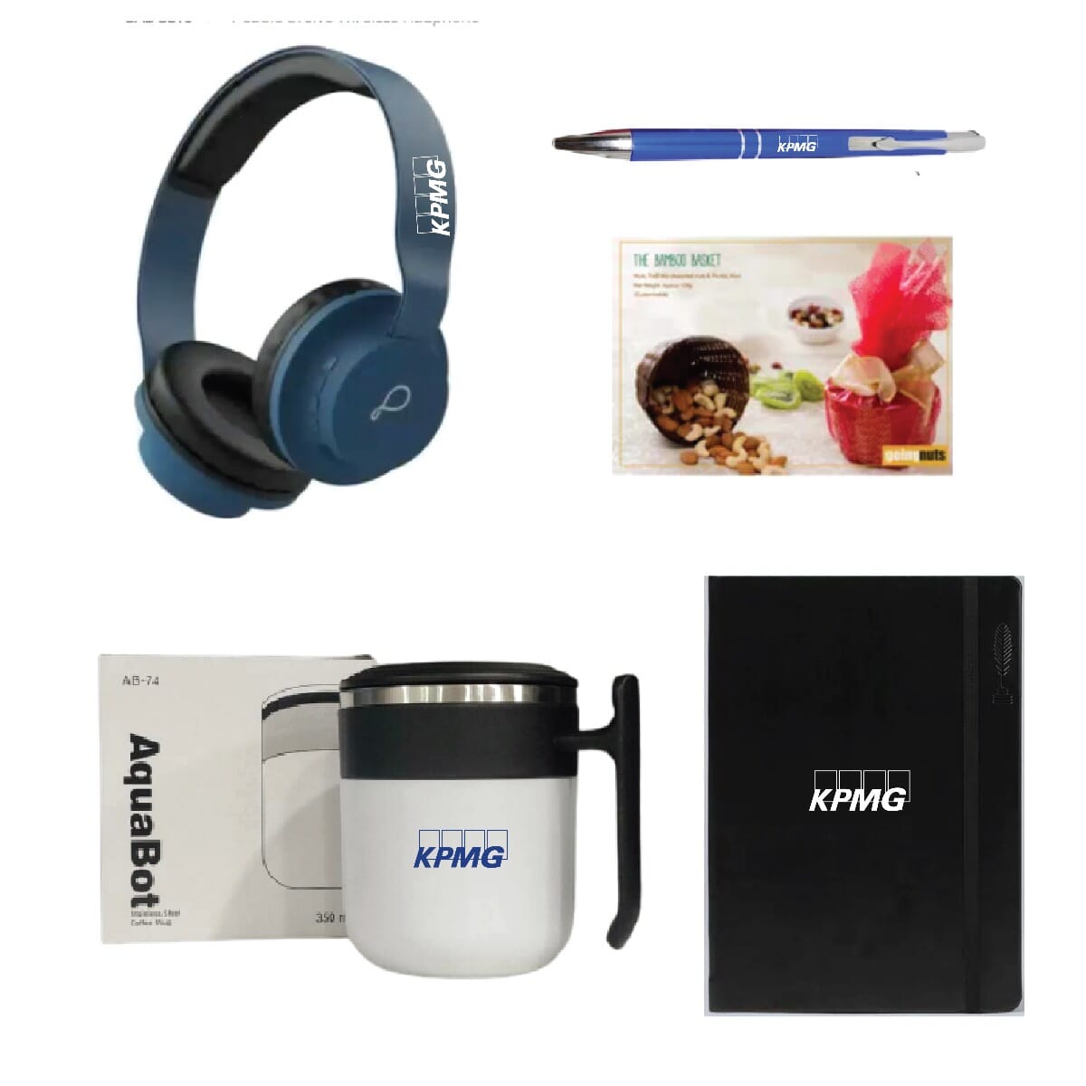 Combo 2 Notebook + Wireless Headphone + Coffee Mug + Goingnuts + Pen